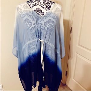 See-through chiffon Beach dress